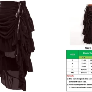 Falda Victoriana Steampunk Ajustable GRACEART