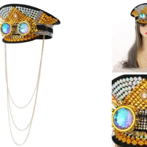 Sombrero Capitán Steampunk: ¡Conquista tu Festival!