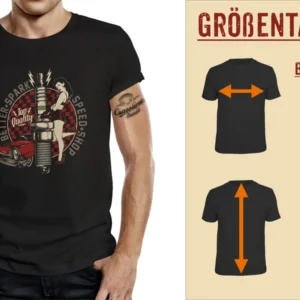 Gasoline Bandit: Camiseta Motorista Estilo Rockabilly