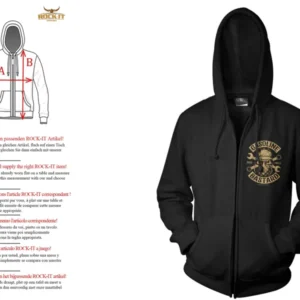 Sudadera Biker Gasoline Bastard: Estilo Rockero Impecable