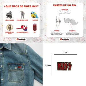 Pin Heavy Metal Icónico: ¡Estilo Rockero Auténtico!