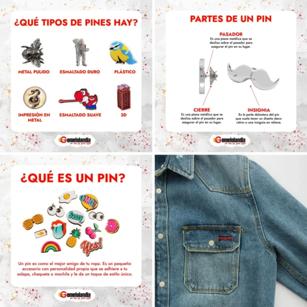 Pin Metal Icónico: Rock Puro para tu Estilo