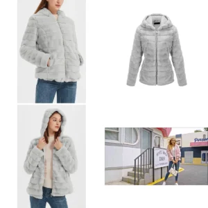 Abrigo Peluche Capucha: Suavidad Extrema y Calidez Oscura