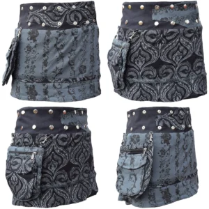 Falda Gheri: Estilo Ajustable y Bolsillo Extraíble