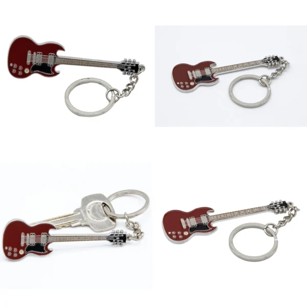 Llavero Réplica Guitarra Angus Young: Estilo Rock Puro