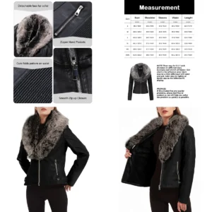 Chaqueta Cuero Sintético Mujer: Estilo Invierno & Otoño