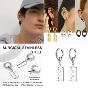 Aros Pinchos/Octógono/Triángulo Acero - Estilo Gótico/Metal