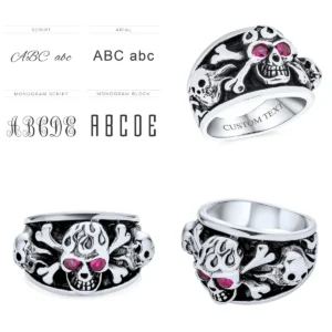 Anillo Calavera Diablo Plata 925 - Estilo Gótico Masculino
