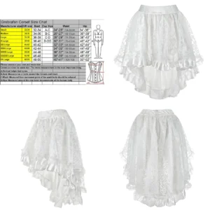 Falda Steampunk Grebrafan: Estilo Gótico Auténtico