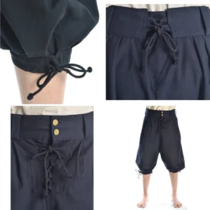 Pantalón Medieval HEMAD Urgan: Estilo Gótico y Rockabilly