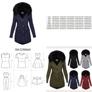 Parka Gótica Peluche: Abrigo Invierno Mujer Oscuro