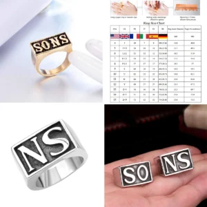 Anillo Motorista Acero Inox: Estilo Retro Imparable