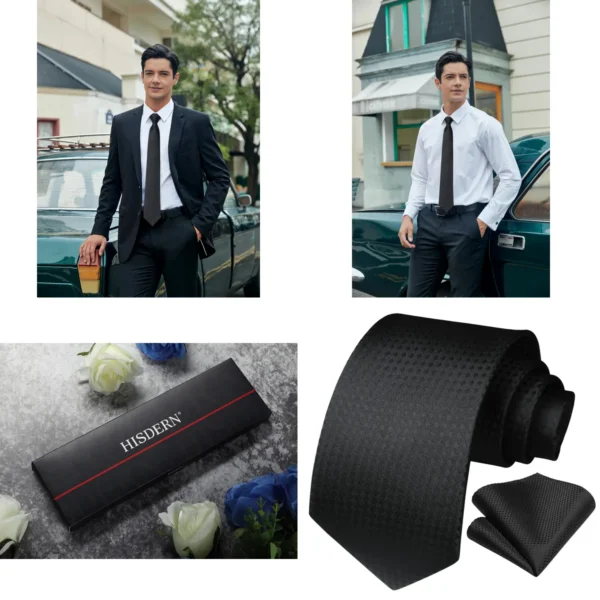 Conjunto Corbata y Pañuelo: Elegancia Gótica y Rockera