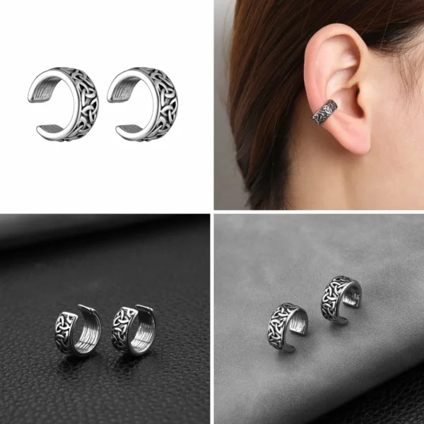 Nudo Celta Sin Perforación: Estilo Rockero y Resistente