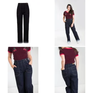 Hell Bunny Weston: Vaqueros Rockabilly Auténtico