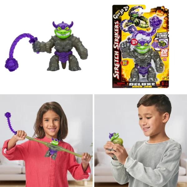 Rock Jaw Goo Jit Zu: ¡Acción Elástica con Sonido!