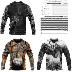 Sudadera Lobo Nórdico: Estilo Vikingo para tu Armario Alternativo