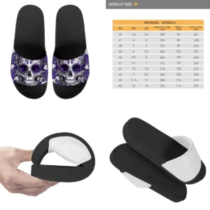 Sandalias Calavera Arcoíris: Estilo Gótico y Punk