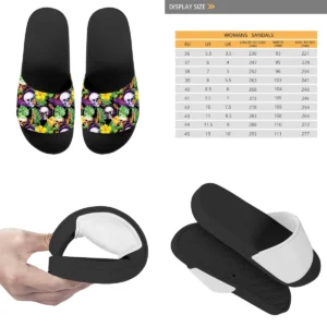 Sandalias Góticas Arcoíris: Calaveras y Mariposas con Estilo