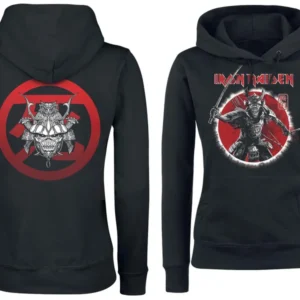 Sudadera Iron Maiden Eddie Warrior - Negra para Ella