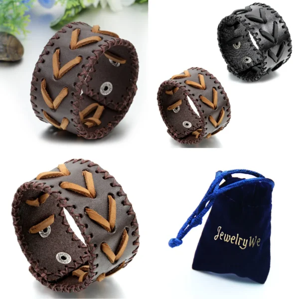 Pulsera Cuero Vintage Punk Rock - Estilo Gótico y Alternativo