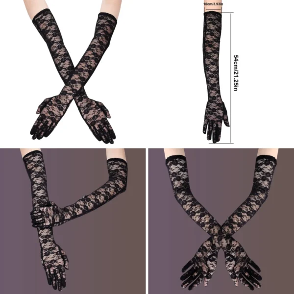 Guantes de Encaje Vintage: Elegancia Gótica para tu Look