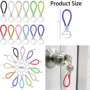 Llaveros Trenzados de Cuero: Estilo y Organización para tu Tribu