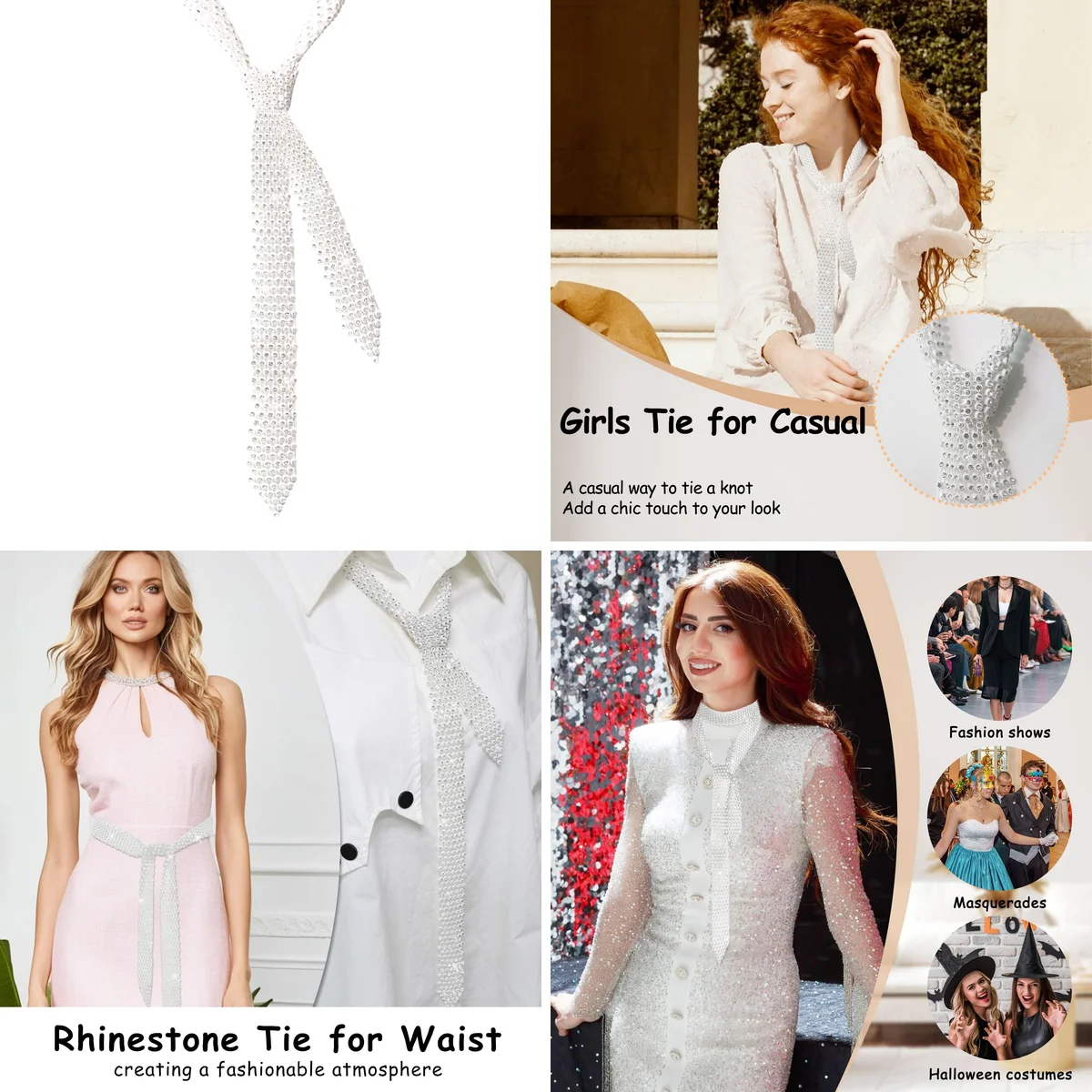 Corbata Brillante Punk: ¡Tu Look Alternativo Sin Esfuerzo!