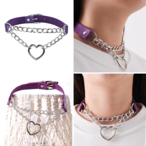 Gargantilla Corazón Punk Gótico: Estilo y Resistencia
