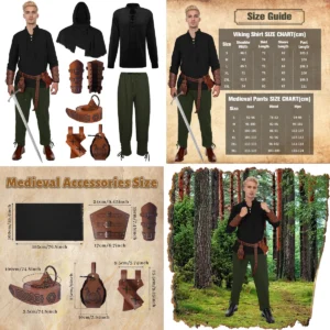 Traje Vikingo Renacentista: Autenticidad para tu Look Oscuro