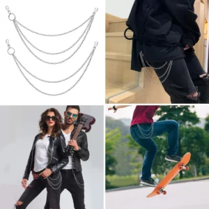 Cadenas Punk para Jeans: Estilo Crudo y Accesorios Alternativos