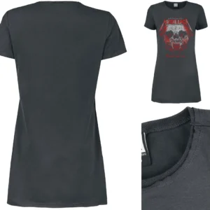 Vestido Metallica Damage Inc: Estilo Gótico Impecable