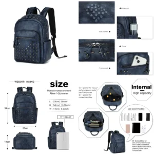 Mochila Antirrobo Mujer: Estilo Gótico y Funcionalidad Oscura