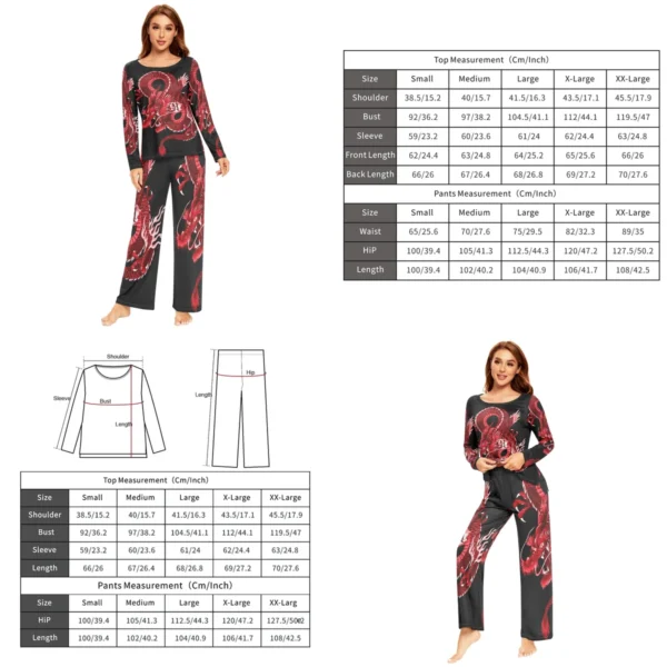 Pijama Dragón Rojo Japonés: Duerme con Estilo Alternativo