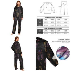 Pijama Calavera Negra: Comodidad Gótica Nocturna