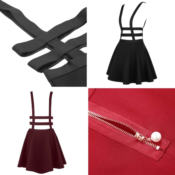 Falda Acampanada Gótica Talle Alto: Estilo y Comodidad