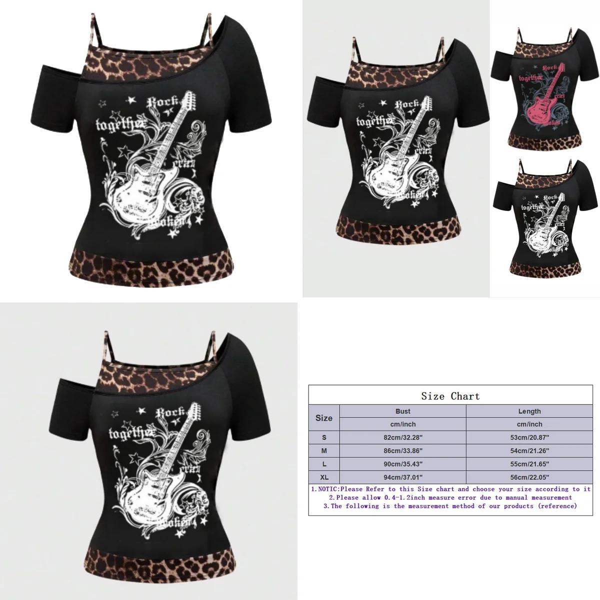 Camiseta Grunge Y2K Hombros Descubiertos: Estilo Gótico-Punk