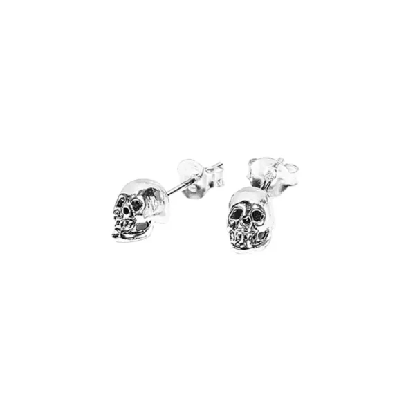 Pendientes Góticos Celtas Calavera Plata 925 NKlaus