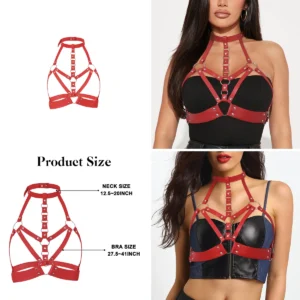 Cadena Pecho Punk Navoky: ¡Eleva tu Look Alternativo!