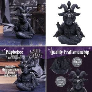 Estatua Baphomet Nemesis Now: Detalle Oscuro para Tu Rincón