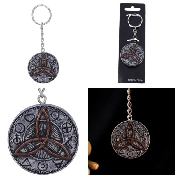 Llavero Triquetra Celta: Estilo Gótico para tu Esencia