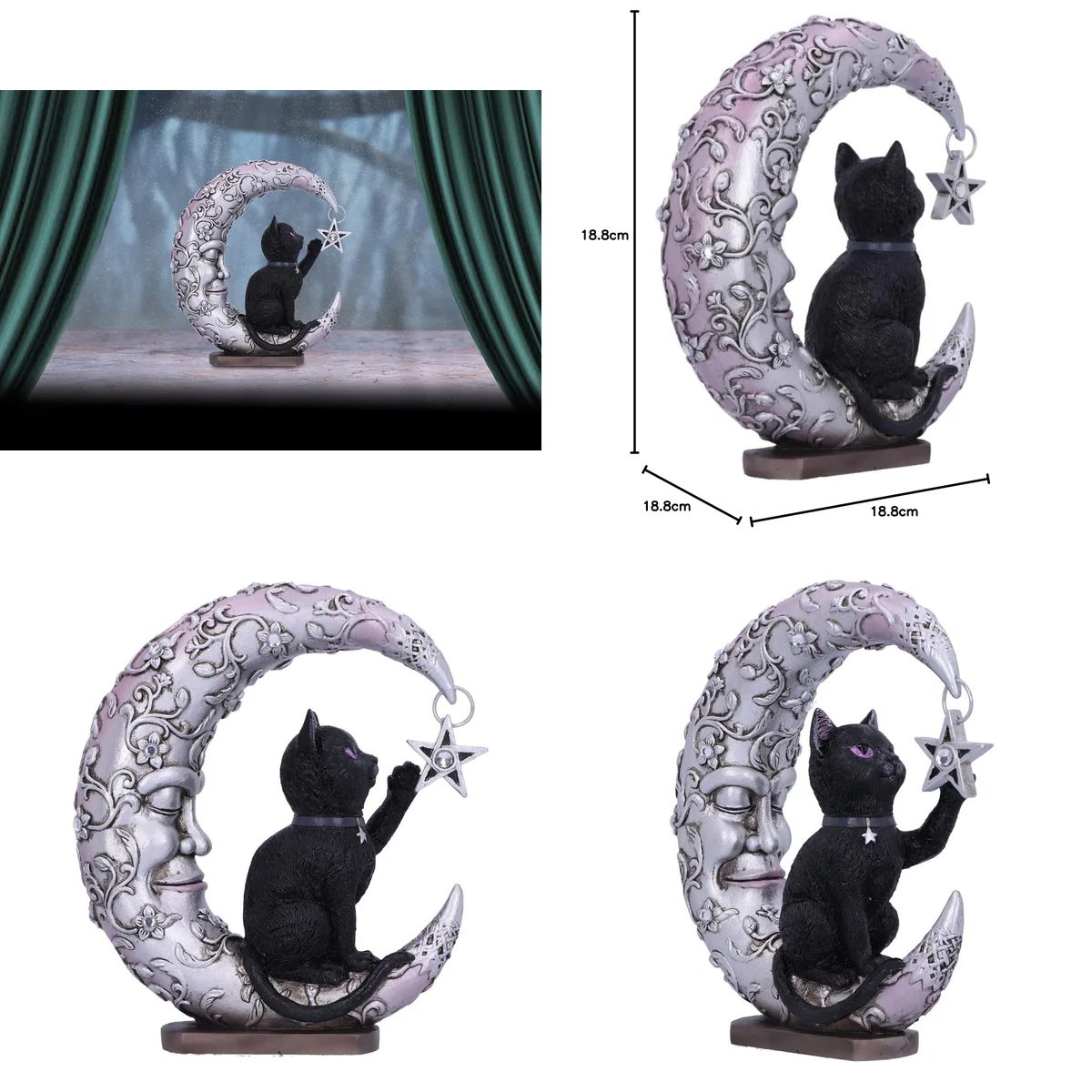 Figura Luna Plateada Nemesis Now: Elegancia Oscura