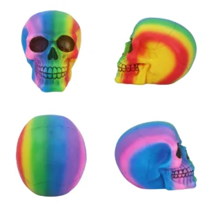 Calavera Arcoíris Nemesis Now: Arte Gótico Vibrante