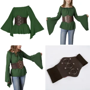 Camisa Renacentista Campesina: Estilo Auténtico para tu Look