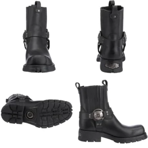 Botas New Rock 7605 S1: Estilo Gótico Impecable