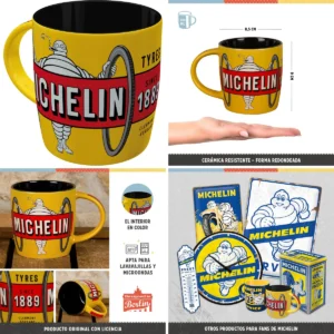 Taza Michelin Bibendum: Estilo Vintage para Tu Café