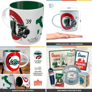 Taza Retro Vespa: Estilo Vintage para Tu Colección