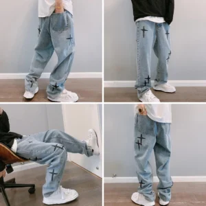 Jeans Y2K Holgados: Estilo Vintage y Comodidad