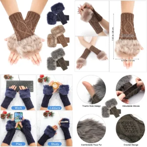 Guantes Calentadores de Brazos Góticos y Punk