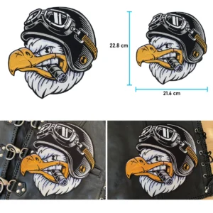 Parche Águila Motorista: Estilo Rebelde Imparable